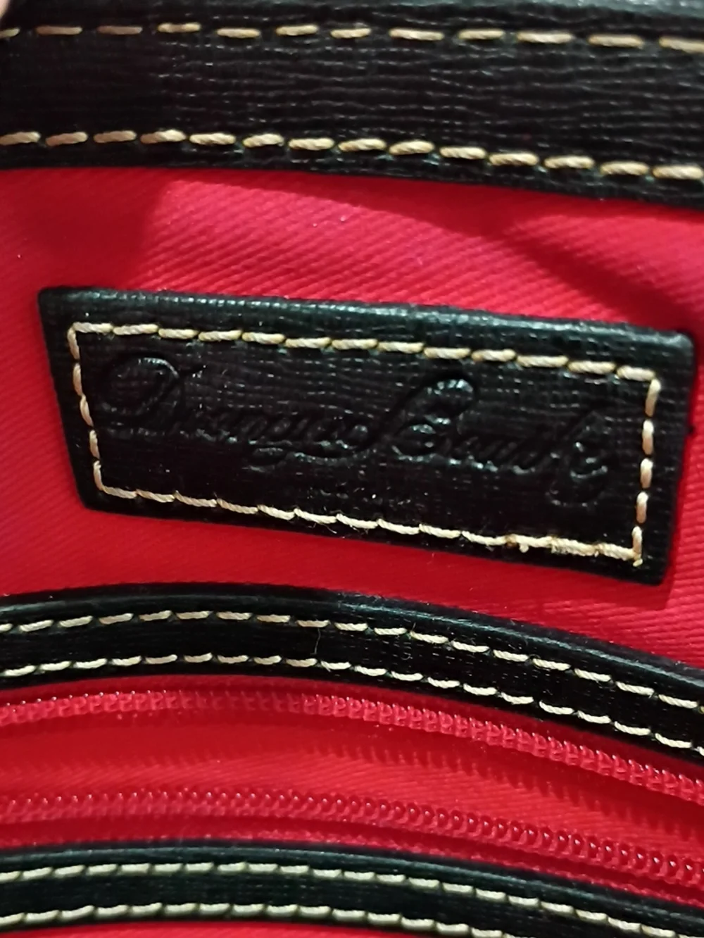 Dooney & Bourke Black Saffiono Leather Dome Satchel